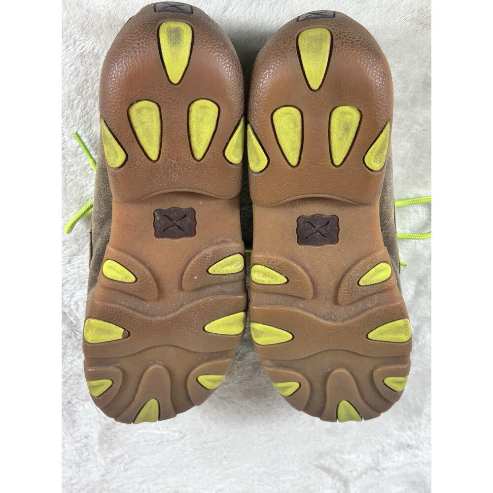 Twisted X Shoes Women’s Sz 9 M Bomber Neon Green Driving Mocs Boat WDM0010 - Picture 6 of 7